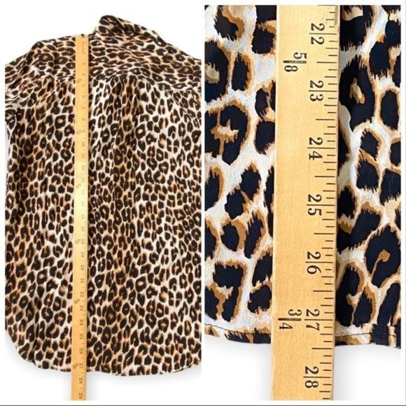 NWT Equipment Slim Signature Silk Shirt in Anima Print, Size M - Picture 9 of 9